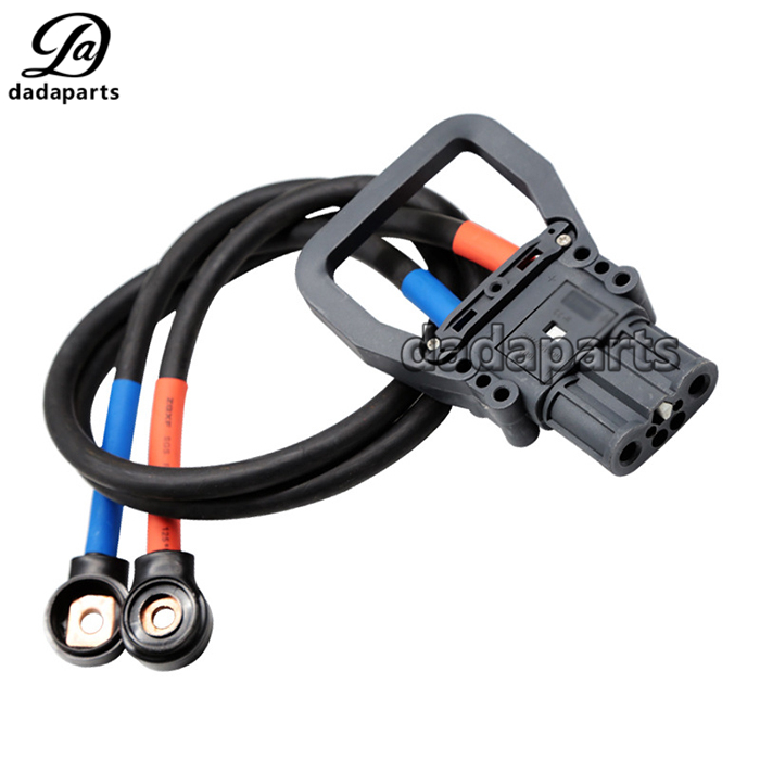 Forklift Battery Connector Assembly Battery Cable Set Rema 80a 160a 320a Used For Hangcha Noblelift Xilin Baoli Linde Forklfit Zapi Controller Curtis Controller Electromagneticbrake Accelerator Pedal Electronic Throttle